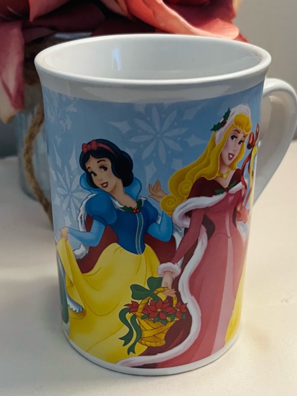 Disney Princess NWT Vintage Ceramic Mug & Gem Bella NWT Pearl bridal hair vine, - Picture 5 of 11